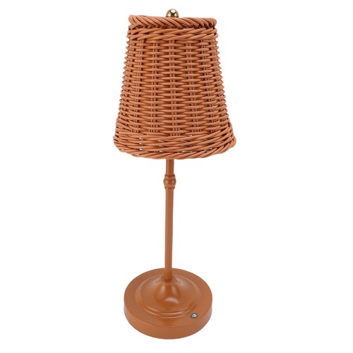 Cordless led rattan table lamp - led,