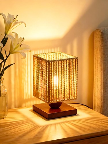 Small rattan lamp - small,