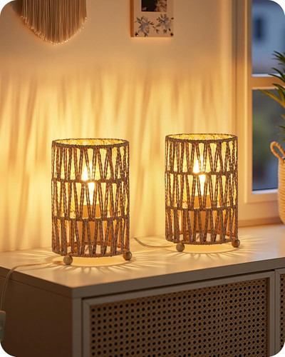 Boho table lamps - set, 2