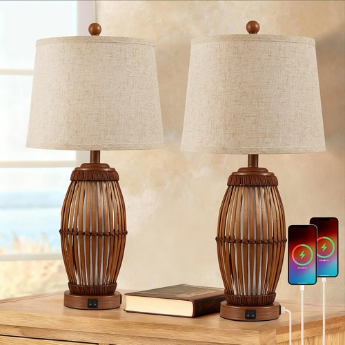 Vintage bamboo woven - 27”,