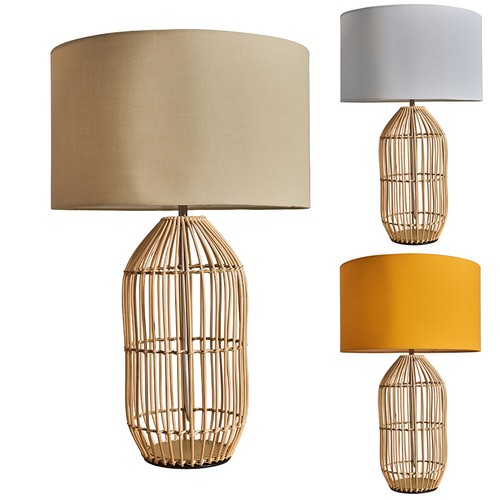 Rattan wicker table - table, light
