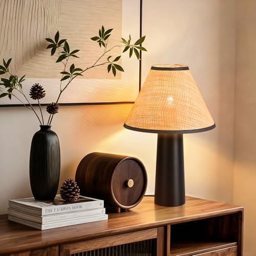 Matte rattan table lamp - matte,