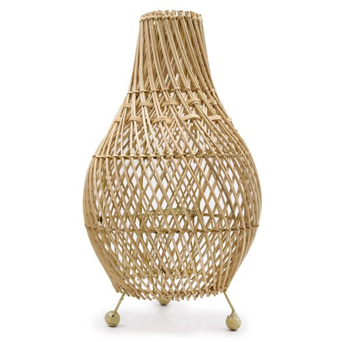 Rattan table lamp - rattan,