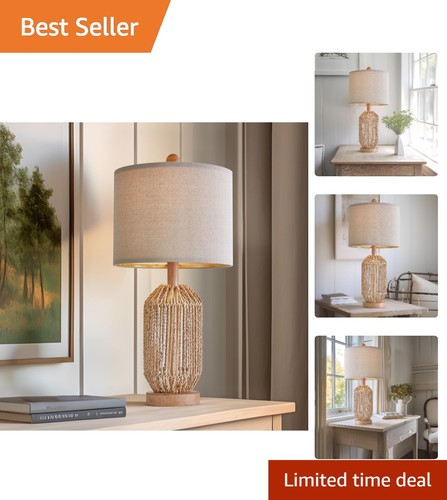 Boho table lamp for - 21",