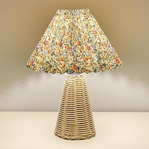 Pleated table lamp bedside - lamp,