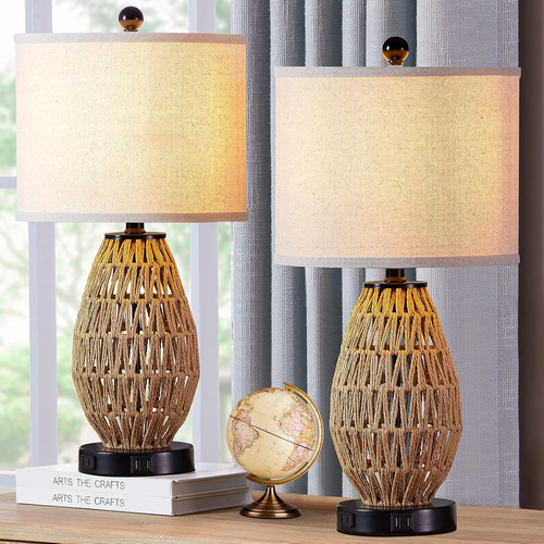 Set rattan boho touch - of,