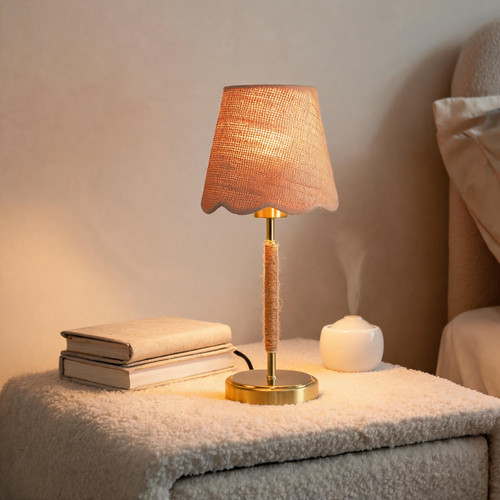 Boho rattan table lamp for - boho,
